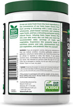 Nature's Truth Super Greens Powder - Superalimentos y Prebióticos - 280g - Vegano y Sin Gluten
