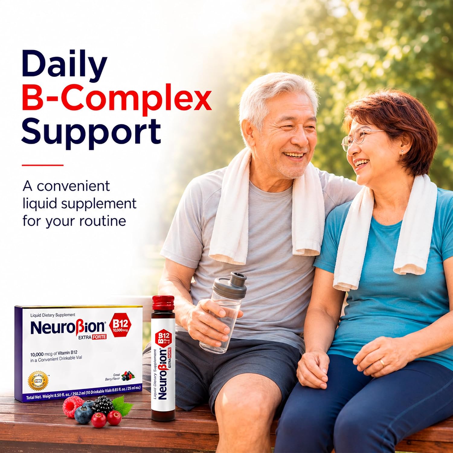 Neurobion Extra Forte B12 10.000 mcg Viales Líquidos - 10 Viales