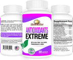 Rise-N-Shine Antioxidants Extreme Suplemento Antioxidante con Acai, Goji, Noni, Mangostán, Granada, Resveratrol, Saúco y Más - 30 Cápsulas