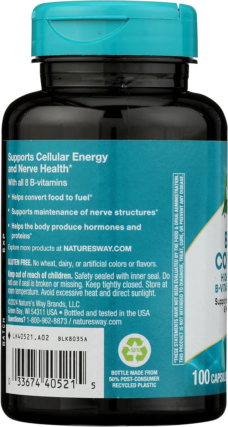 Nature's Way Complejo Vitamínico B-100