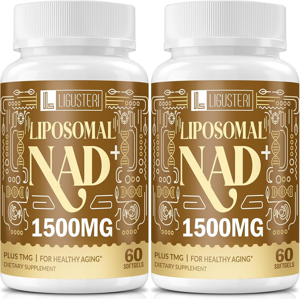 LIGUSTERI NAD+ Liposomal 1500 mg con TMG – 120 Softgels