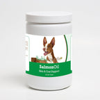 Healthy Breeds Aceite de Salmón para Perros Ibizan Hound – 120 Masticables Suaves