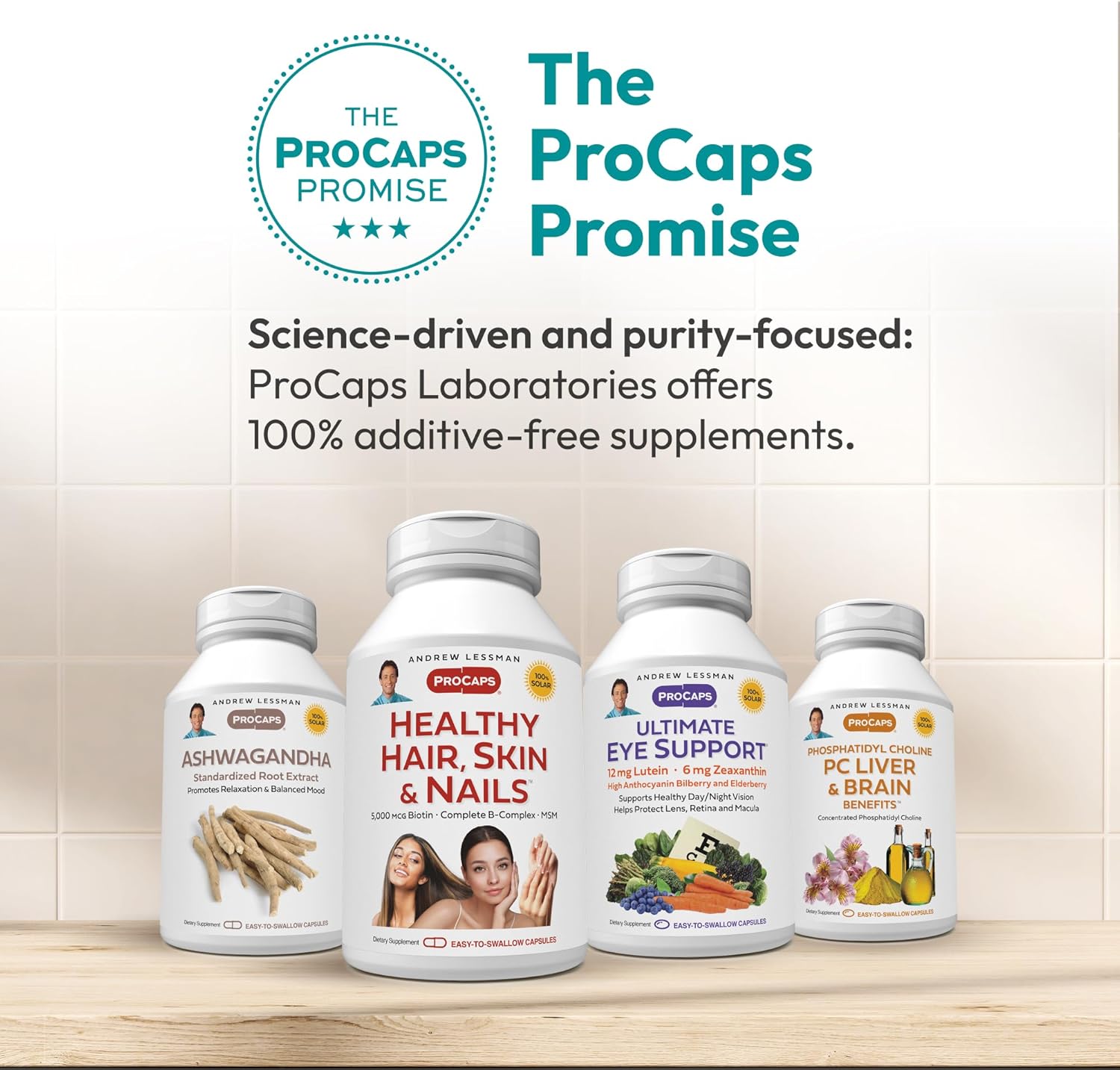 ANDREW LESSMAN Vitamina C 500 Plus B-Complex 360 Cápsulas