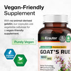 BIO KRAUTER® Ruda Cabruna para la Lactancia - Suplemento Vegano - 100 Cápsulas - 1200 mg por Ración - Sin Rellenos, No Transgénico