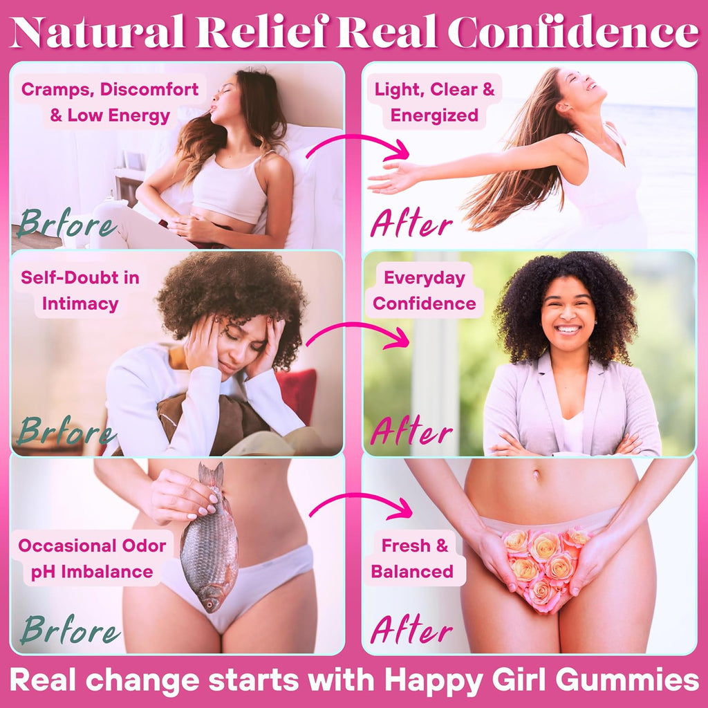 Dr. Lu Happy Girl Gominolas para el Equilibrio Femenino | Sabor a Piña con Probióticos | Sin Azúcar, Vegano - 60 Unidades