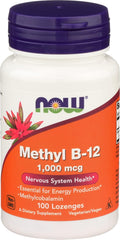 Now Foods Brain B12, 100 Comprimidos de Metilcobalamina 1000 mcg
