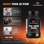 The New Man Brain Supplement for Memory and Focus - 90 Cápsulas
