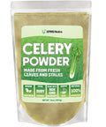 XPRS Nutra Celery Powder - Polvo de Apio Fresco - Antioxidante - Vegano (453 g)