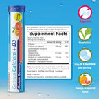 T&D Vitaminas y Minerales - Comprimidos Efervescentes Veganos - Sabor Frutas Variadas - 100 Unidades - Hecho en Alemania