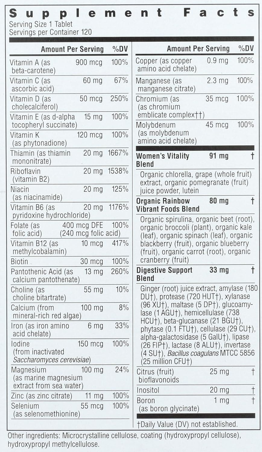 Rainbow Light Multivitamínico para Mujeres One, en Polvo, 120 dosis