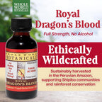 Whole World Botanicals Royal Dragon's Blood – Extracto Líquido 1 oz – Suplemento Herbal