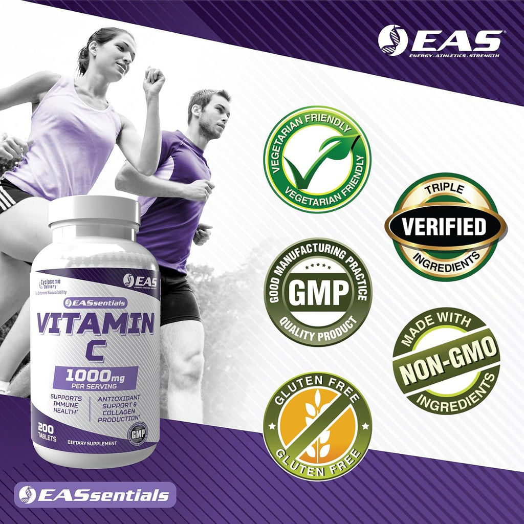 EAS Vitamina C 1000mg con Cyclosome Technology, 200 Comprimidos