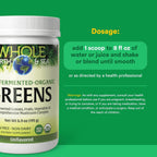 Natural Factors Organic Greens - Mezcla Verde Orgánica, 6.9 oz (196 g)