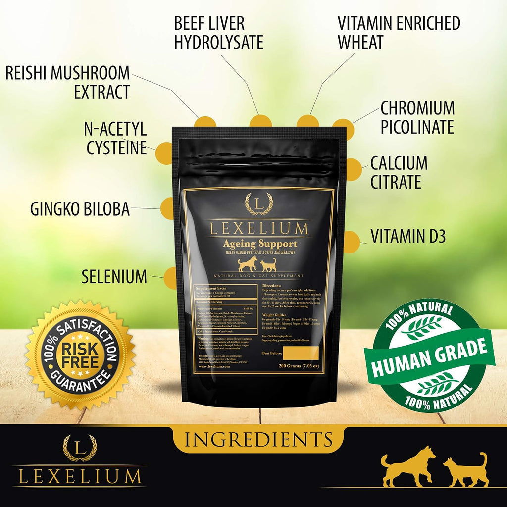 Antioxidante para Perros y Gatos Senior - Polvo 200g