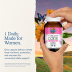 Garden of Life Vitamin Code RAW ONE for Women - Multivitamínico Diario con Probióticos, 75 Cápsulas