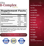 SIGNIFY NATURE VitaBComplex con Vitamina C y E - Complejo B para Mujeres y Hombres - 60 Cápsulas Blandas
