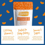 Smart for Life Vitamin C Gummies - Gomitas de Vitamina C Veganas con Sabor Naranja Natural - 60 Unidades