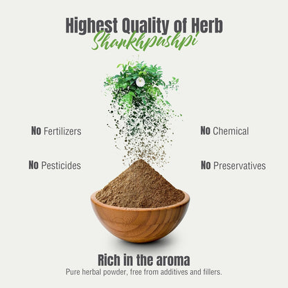 HerbsForever Shankhpushpi (Convolvulus – Veganos y personas con dietas basadas en plantas, gracias a su – Image 7