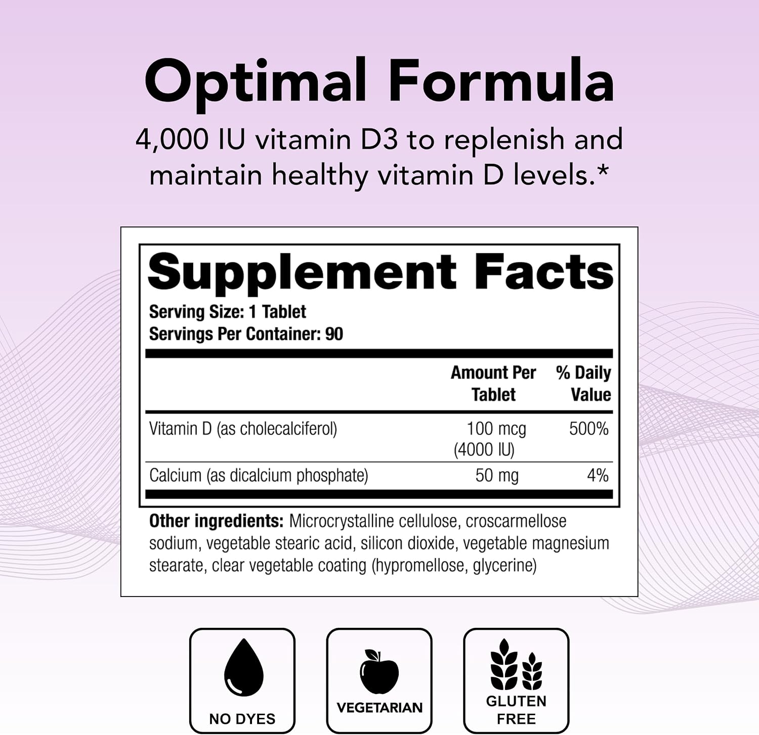Theralogix Thera-D 4000 - Vitamina D3 4000 UI (100 mcg) - 90 Comprimidos - Apoyo Inmunológico y Óseo