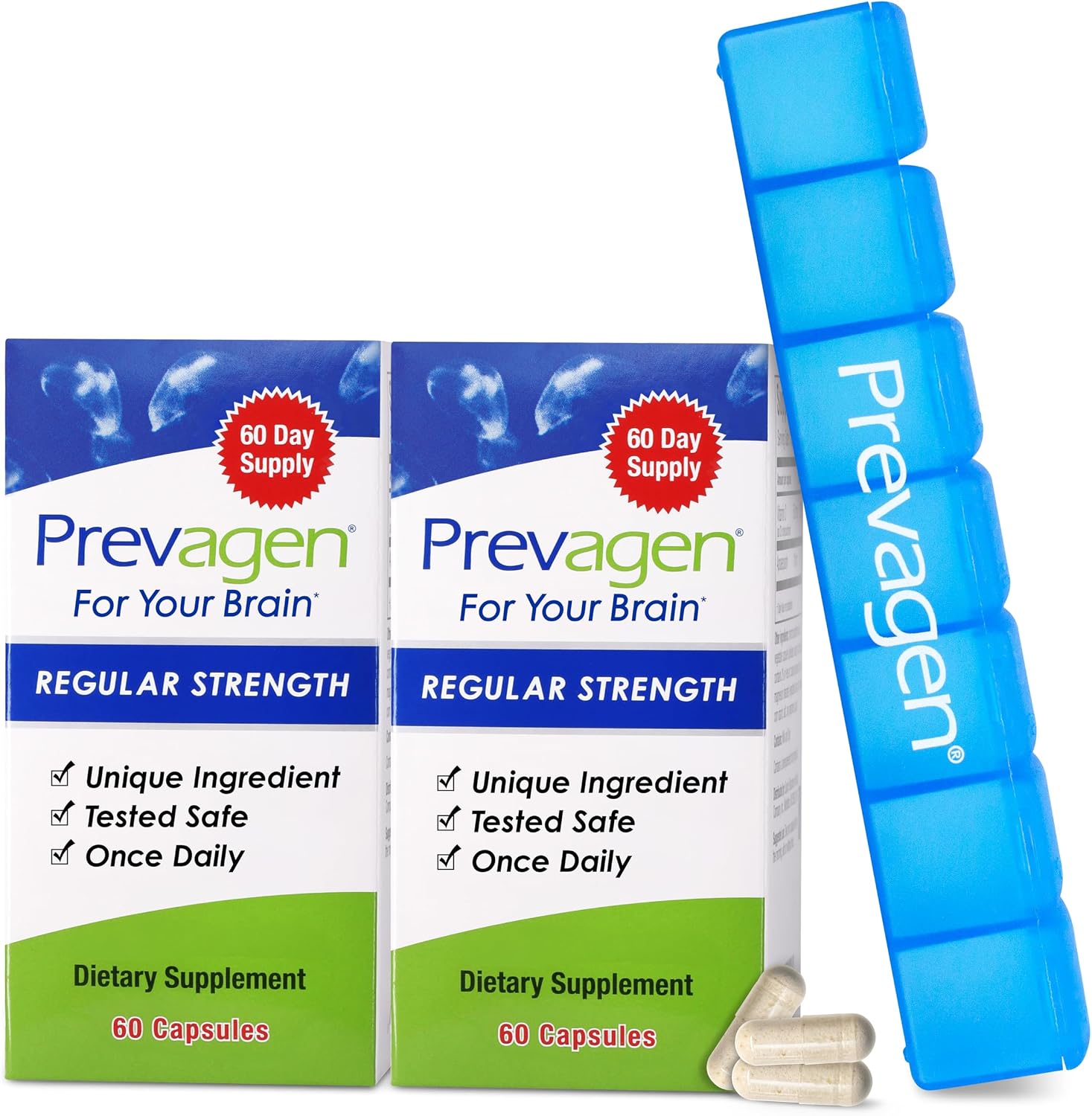 Prevagen Regular Strength - 120 Cápsulas (Suministro para 4 meses) | 10mg de Apoaequorina + Vitamina D3
