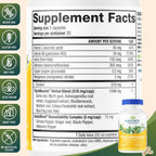 Ridgecrest Herbals ThyroNourish - Suplemento para la tiroides con ashwagandha, L-tirosina, yodo y algas marinas - 60 cápsulas