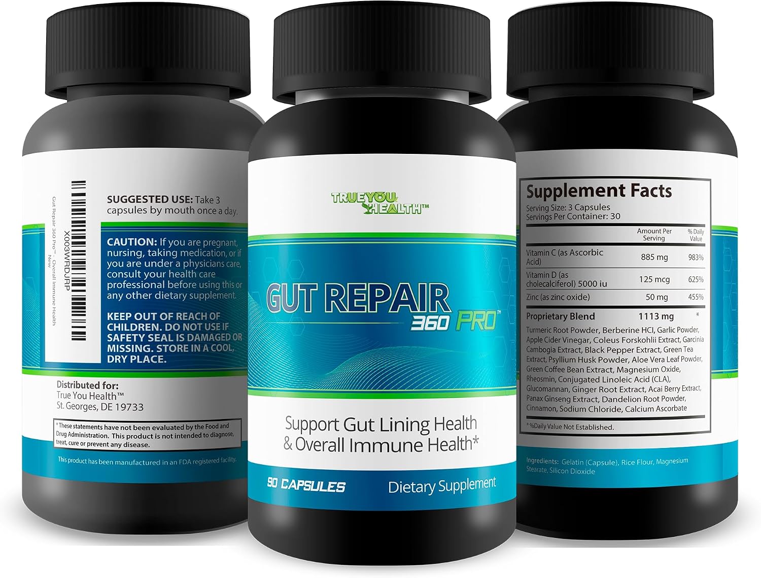 Gut Repair 360 Pro - Suplemento para la Reparación Intestinal