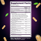 LetaGreen Cápsulas de Sea Moss 17 en 1 – Mezcla Multimineral con Ashwagandha y Vitaminas D3, K2 y C – 120 Cápsulas
