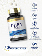 Carlyle DHEA 25 mg 180 Comprimidos | Suplemento para Mujeres y Hombres