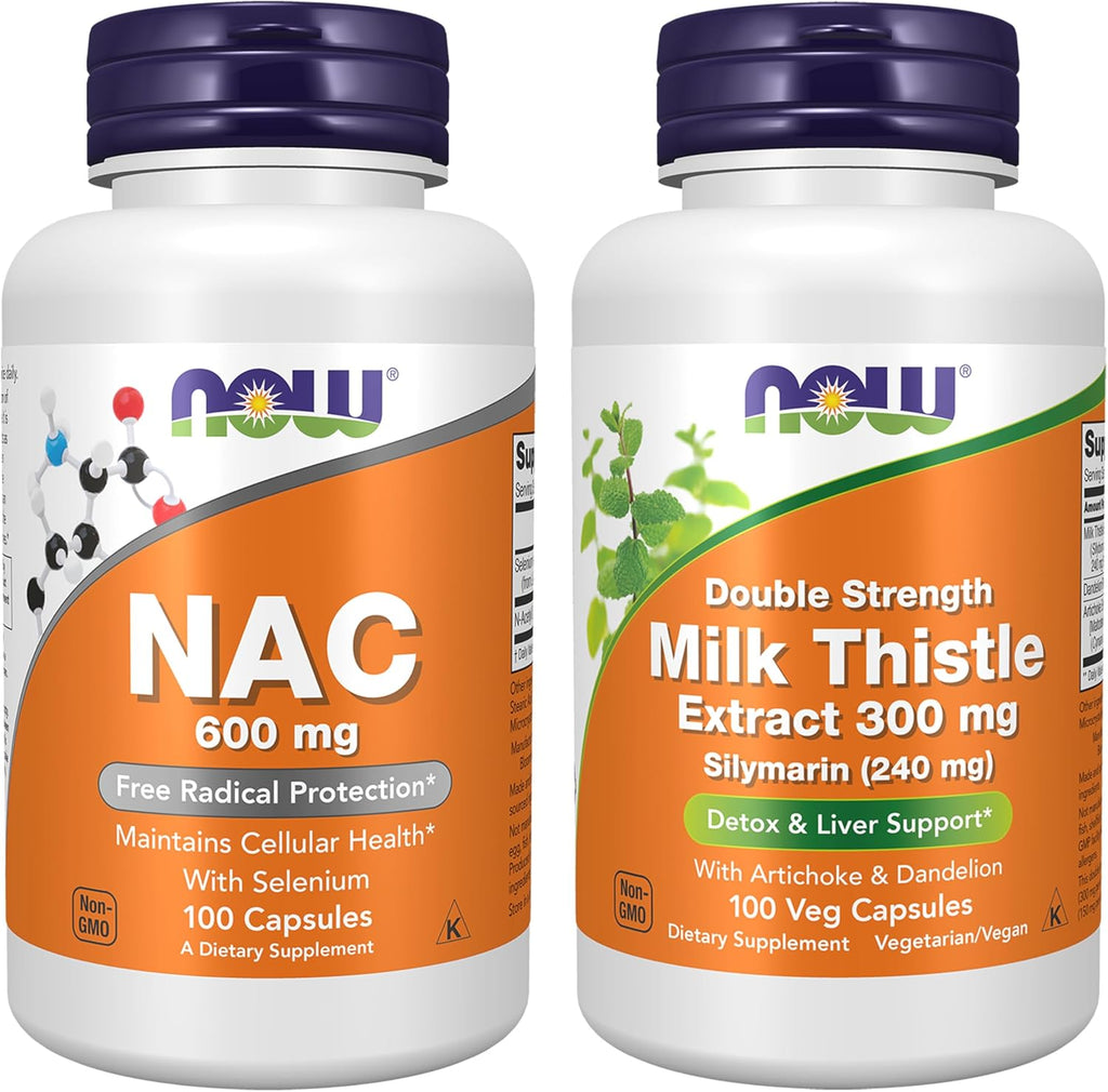 Now Foods NAC (N-Acetilcisteína) 1000 mg, 60 Comprimidos