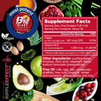 Bricker Labs B-12 Blast Vitamina B12 Líquida con Ácido Fólico, 59 ml