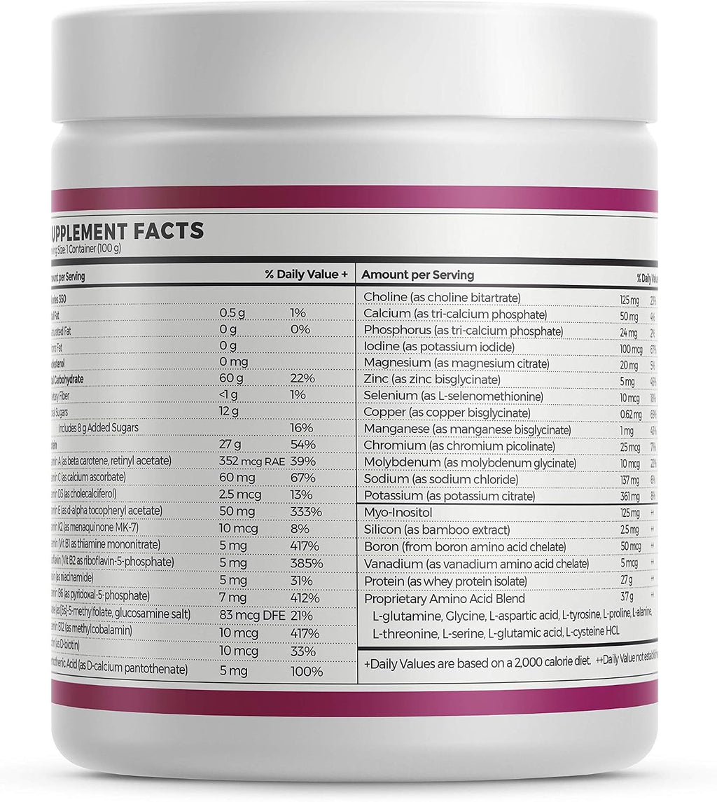 Absorb Plus Isolate Protein - Suplemento Dietético para Salud Digestiva (100 g, Berry Fusion)