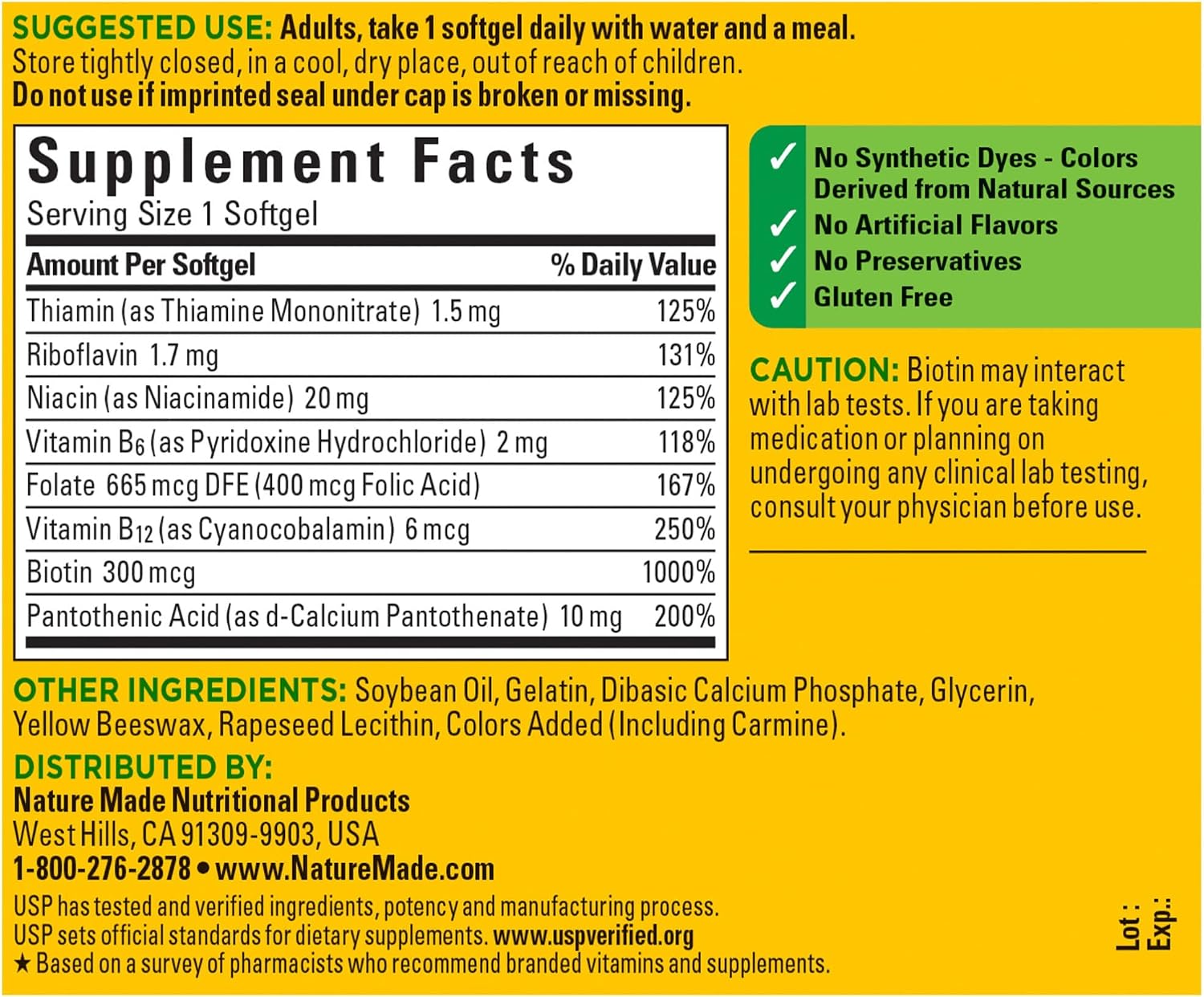 Super B Energy Complex - Complemento alimenticio con vitaminas B, 60 softgels