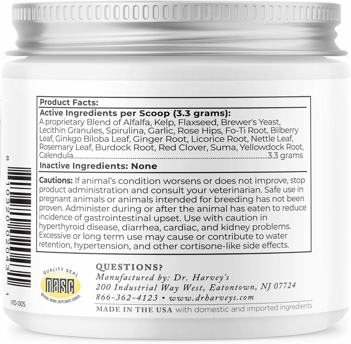 Dr. Harvey's Golden Years Suplemento Herbal – Ajo – Image 7