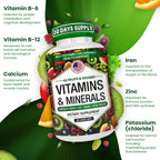 AAMATEC LIFE Multivitamínico con Zinc y Mezcla de 42 Frutas y Verduras - 60 Cápsulas