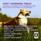 MAX Dog Multivitamin - Multivitamínico para Perros Senior y Adultos 10 en 1