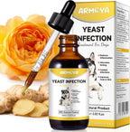 Tratamiento Natural contra la Levadura para Perros - Ayuda a Aliviar el Picor y la Inflamación - Complemento Herbal - 2 Oz