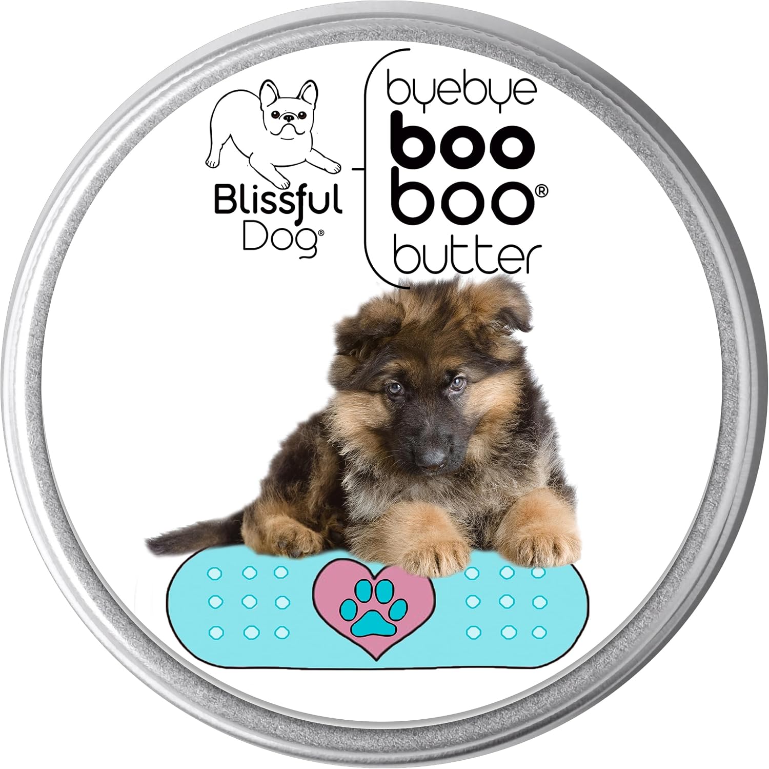 The Blissful Dog Bálsamo Booboo Butter para Perros Pastor Alemán 2 oz (56 g)