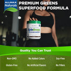 ALLMAX CytoGreens Super Greens Powder, Chocolate, 60 Raciones