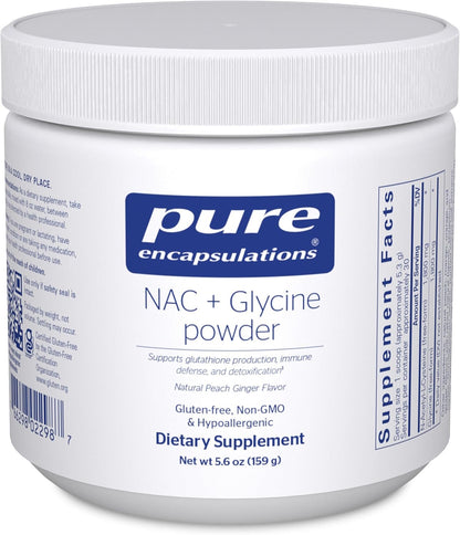 Pure Encapsulations NAC + Glycine Powder - 159 g – Image 1