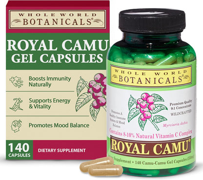 Whole World Botanicals Royal Camu - Vitamina C Natural en Polvo (140 CT) – Image 1