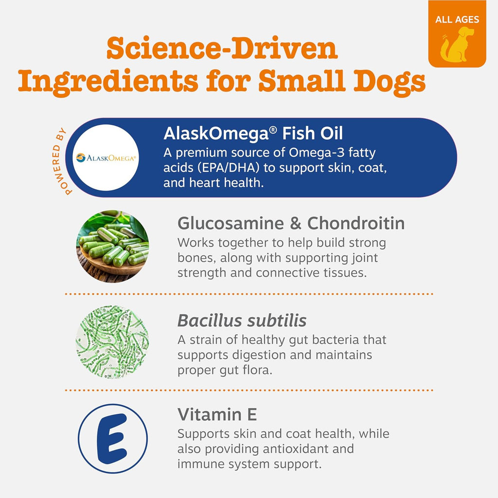 Zesty Paws Multivitamínico para Perros – Snacks masticables con pollo (90 unidades)