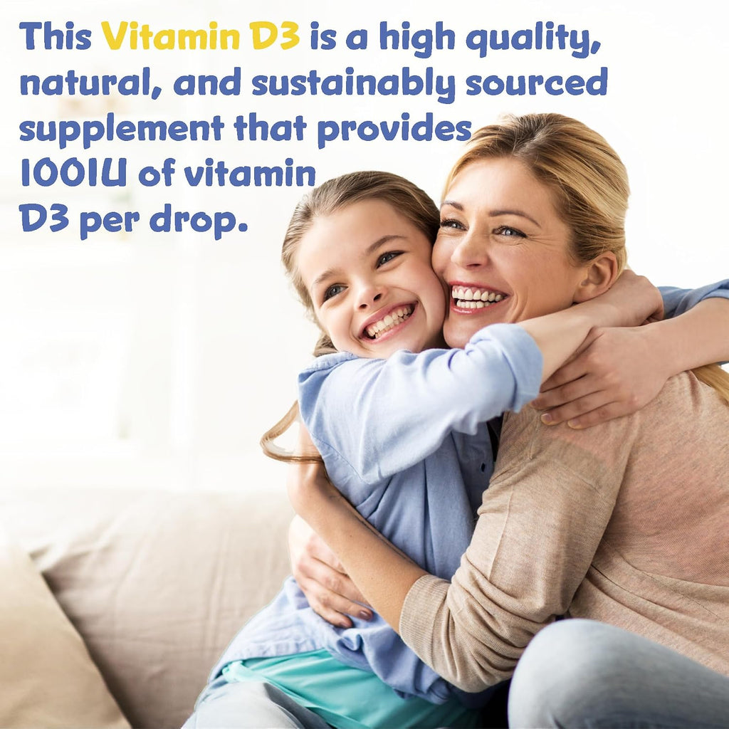 Premier Research Labs Vitamin D3 para Niños - Gotas de Vitamina D para Bebés y Niños, 400 UI por Dosis