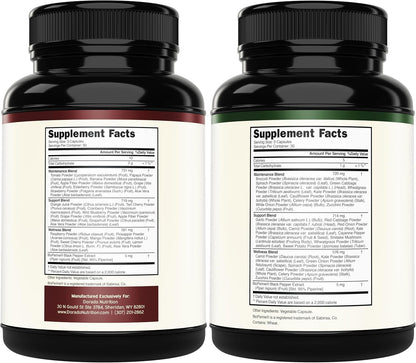Suplemento de Frutas y Verduras Fruit and – Sistema inmunitario: Una mezcla de antioxidantes y fitonutrientes – Image 2