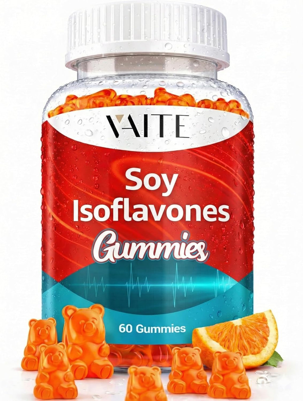 Isoflavonas de Soja en Gummies Veganas – 60 Gummies