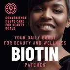 TOLEVITA Parches de Biotina - 36 Parches | 7.5 mg de Biotina con Vitaminas y Minerales Esenciales | Para el Mantenimiento del Cabello, Piel y Uñas