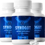 IDEAL PERFORMANCE Synogut Pills - Complemento Alimenticio para la Salud Intestinal (3 Botellas)