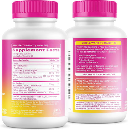 Pink Stork Gominolas de Equilibrio Hormonal – Vitamina C: Contribuye a la protección de las células frente al daño – Image 9
