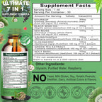 Vita letuo Soursop Drops - Suplemento Líquido Multivitamínico y Mineral con Soursop, Sea Moss, Black Seed Oil, Ashwagandha y Más (30 Dosis)