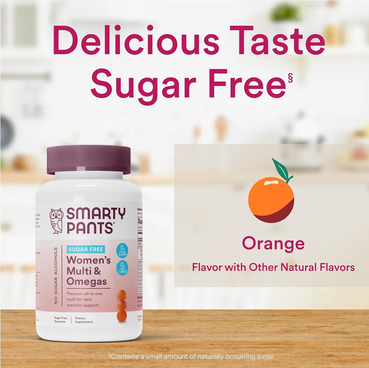 SmartyPants Multivitamínico para Mujeres en Gominolas Sin Azúcar, 60 unidades
