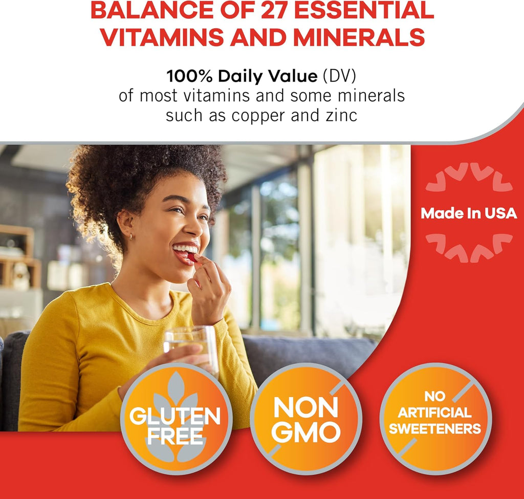 Geritol Multivitamínico, 27 vitaminas y minerales esenciales, Pack de 2 x 40 comprimidos